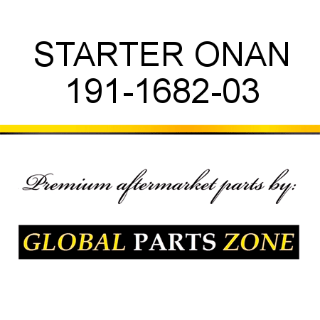 STARTER ONAN 191-1682-03