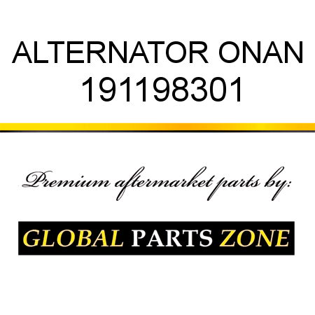 ALTERNATOR ONAN 191198301