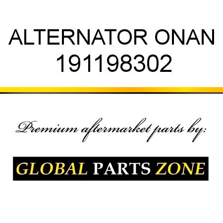 ALTERNATOR ONAN 191198302