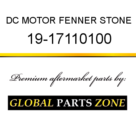 DC MOTOR FENNER STONE 19-17110100