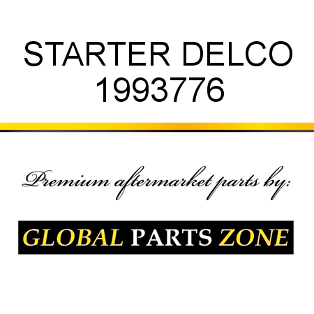 STARTER DELCO 1993776