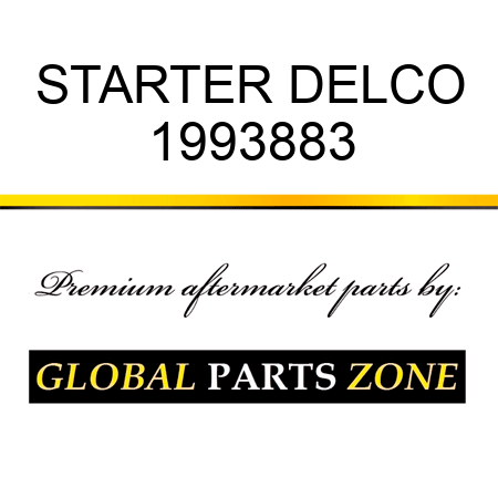 STARTER DELCO 1993883