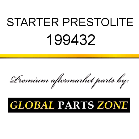 STARTER PRESTOLITE 199432