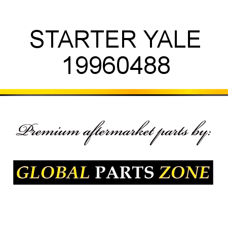 STARTER YALE 19960488