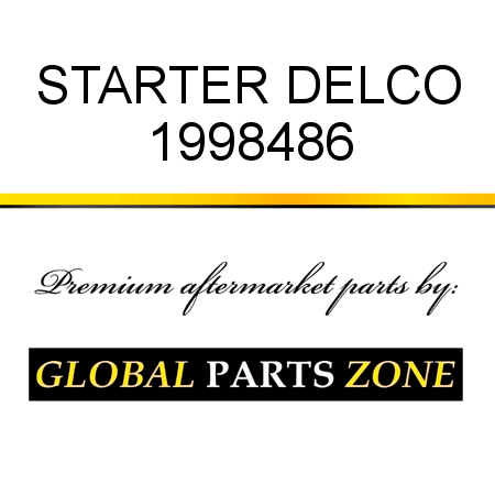 STARTER DELCO 1998486