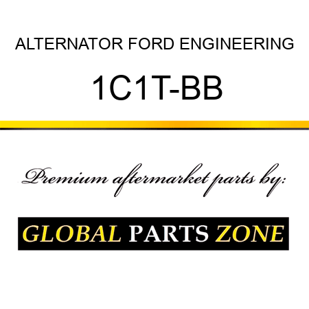 ALTERNATOR FORD ENGINEERING 1C1T-BB