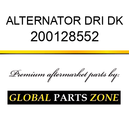 ALTERNATOR DRI DK 200128552