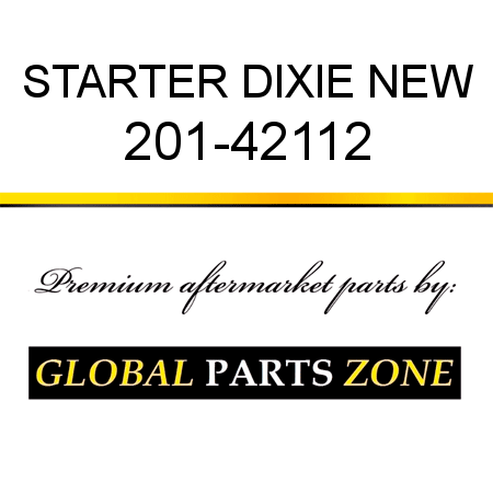 STARTER DIXIE NEW 201-42112