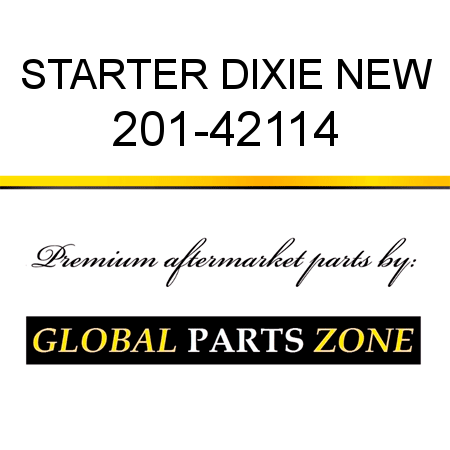 STARTER DIXIE NEW 201-42114