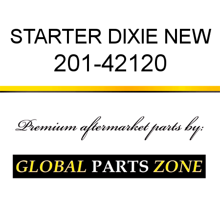 STARTER DIXIE NEW 201-42120