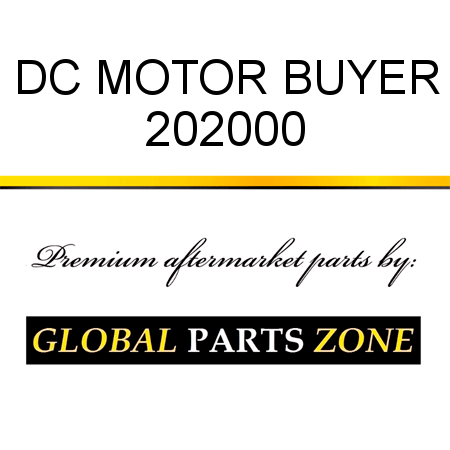 DC MOTOR BUYER 202000