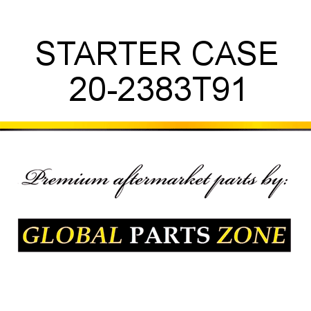 STARTER CASE 20-2383T91