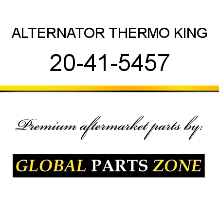 ALTERNATOR THERMO KING 20-41-5457