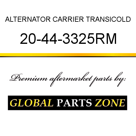 ALTERNATOR CARRIER TRANSICOLD 20-44-3325RM