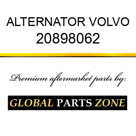 ALTERNATOR VOLVO 20898062