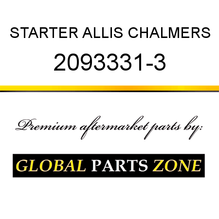 STARTER ALLIS CHALMERS 2093331-3