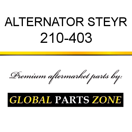 ALTERNATOR STEYR 210-403