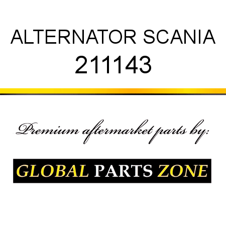 ALTERNATOR SCANIA 211143