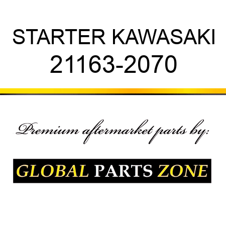 STARTER KAWASAKI 21163-2070