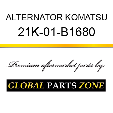 ALTERNATOR KOMATSU 21K-01-B1680