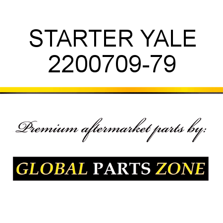 STARTER YALE 2200709-79