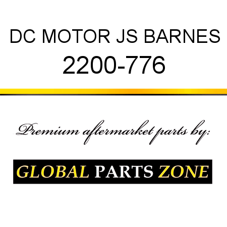 DC MOTOR JS BARNES 2200-776