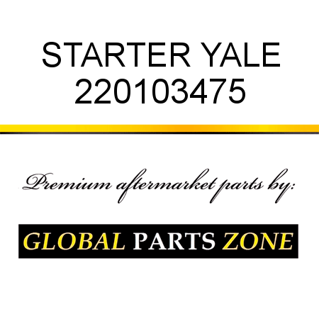 STARTER YALE 220103475