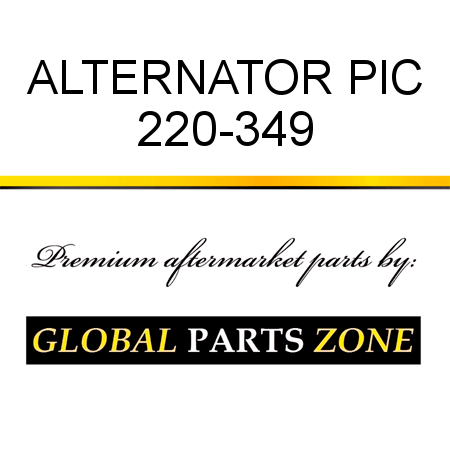 ALTERNATOR PIC 220-349