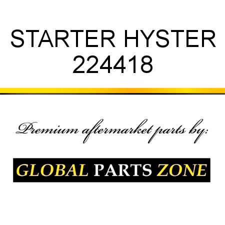 STARTER HYSTER 224418