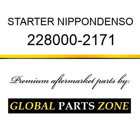 STARTER NIPPONDENSO 228000-2171