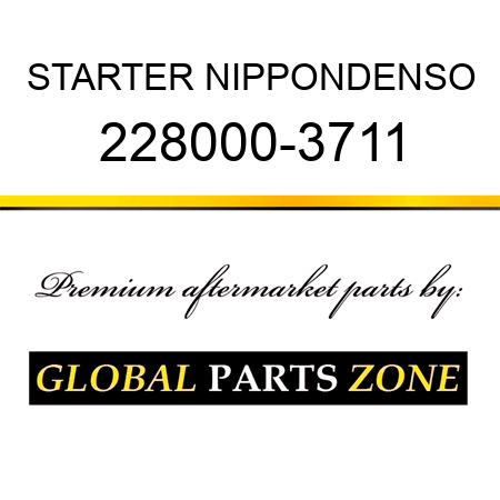 STARTER NIPPONDENSO 228000-3711
