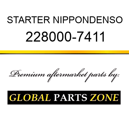 STARTER NIPPONDENSO 228000-7411