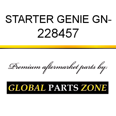 STARTER GENIE GN- 228457