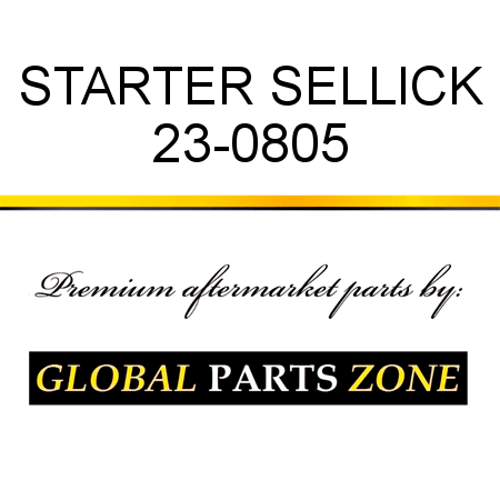 STARTER SELLICK 23-0805