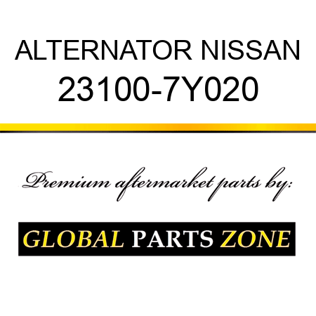 ALTERNATOR NISSAN 23100-7Y020