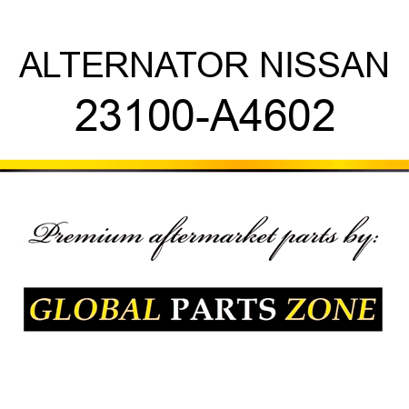 ALTERNATOR NISSAN 23100-A4602