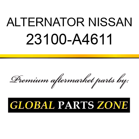 ALTERNATOR NISSAN 23100-A4611