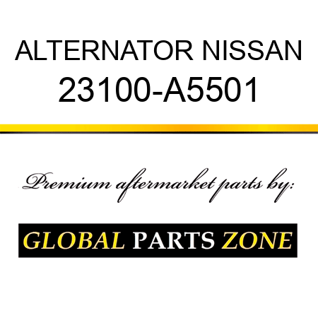 ALTERNATOR NISSAN 23100-A5501