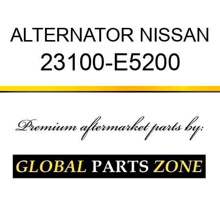 ALTERNATOR NISSAN 23100-E5200