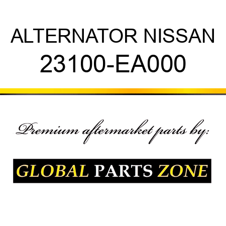 ALTERNATOR NISSAN 23100-EA000