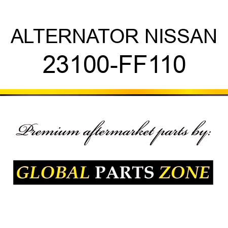 ALTERNATOR NISSAN 23100-FF110