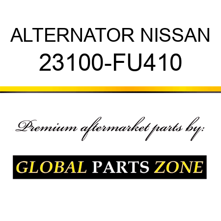 ALTERNATOR NISSAN 23100-FU410