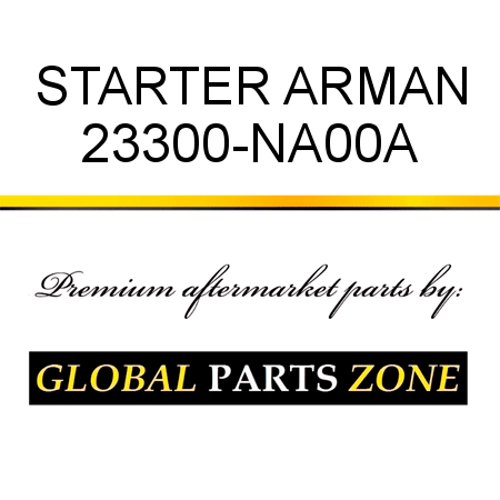 STARTER ARMAN 23300-NA00A