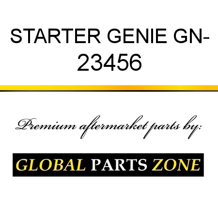 STARTER GENIE GN- 23456