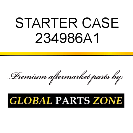 STARTER CASE 234986A1