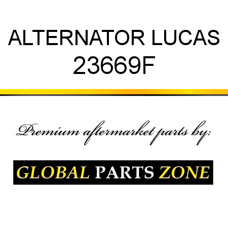 ALTERNATOR LUCAS 23669F