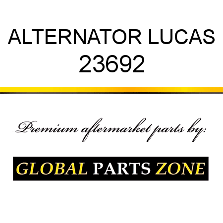 ALTERNATOR LUCAS 23692