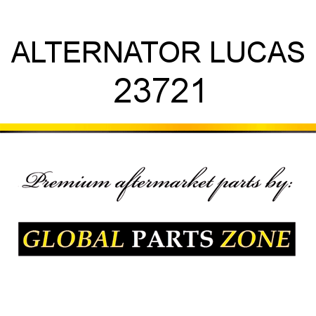 ALTERNATOR LUCAS 23721