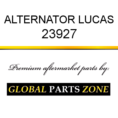 ALTERNATOR LUCAS 23927