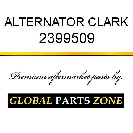 ALTERNATOR CLARK 2399509